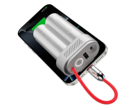 Sharge PowerBank Pouch Mini 30W 10000mAh Biały - 1455945 - zdjęcie 3